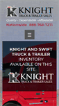 Mobile Screenshot of knighttrucksales.com